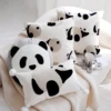WPHHCS000049-0056 Cute Panda Pillow Minimalist Style Sofa Cushion for Living Room