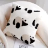WPHHCS000049 Cute Panda Pillow Minimalist Style Sofa Cushion for Living Room