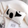 WPHHCS000050 Cute Panda Pillow Minimalist Style Sofa Cushion for Living Room