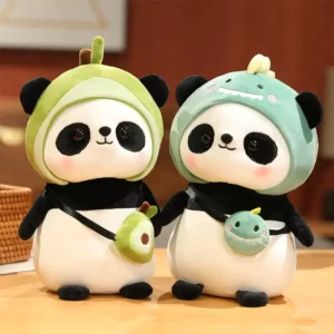 WPDTPT000104-0109-01 Cute Panda Plush Toy Stuffed Doll Gift