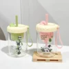 WPLSCPPC0070 Cute Panda Portable Glass Tea Infuser Water Cup