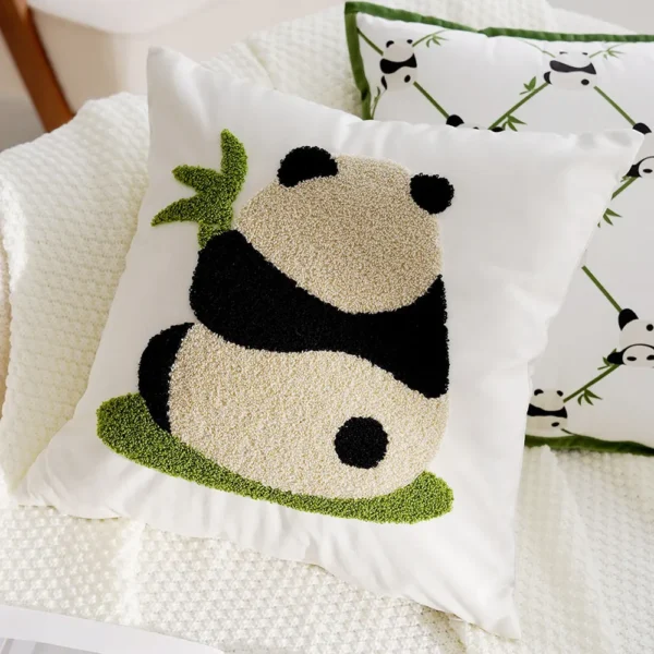 WPHHCS000034 Cute Panda Premium Throw Pillow Living Room Sofa Cushion
