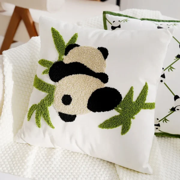 WPHHCS000035 Cute Panda Premium Throw Pillow Living Room Sofa Cushion
