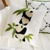 WPHHCS000036 Cute Panda Premium Throw Pillow Living Room Sofa Cushion