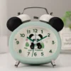 Cute Panda-Shaped Bell Silent Bedroom Alarm Clock
