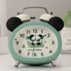 Cute Panda-Shaped Bell Silent Bedroom Alarm Clock