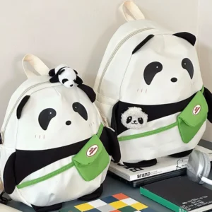 WPBGBP000055-0056-01 Cute Panda Shaped Cartoon Backpack Children School Bag