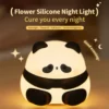 WPLSLM000349 Cute Panda-Shaped Tap Light Small Night Light Bedside Lamp