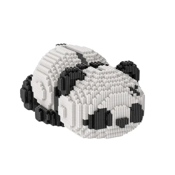 Cute Panda-Shaped Tissue Box Building Blocks Home Decor