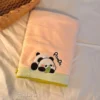 WPCTTW000168 Cute Panda Towel Bath Towel Hair Cap 3-Piece Set Thickened