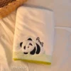 WPCTTW000167 Cute Panda Towel Bath Towel Hair Cap 3-Piece Set Thickened