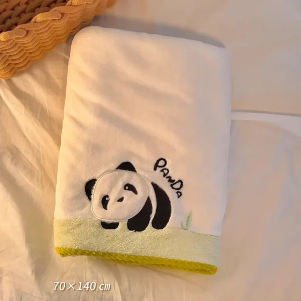 WPCTTW000167 Cute Panda Towel Bath Towel Hair Cap 3-Piece Set Thickened