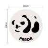 WPLSCS000311 Cute Panda Waterproof Oil-Proof Heat-Resistant Soft Table Mat
