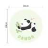 WPLSCS000315 Cute Panda Waterproof Oil-Proof Heat-Resistant Soft Table Mat