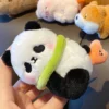 WPDCCM000077-03 Cute Plush Panda Squeaky Toy Keychain Creative Bag Charm