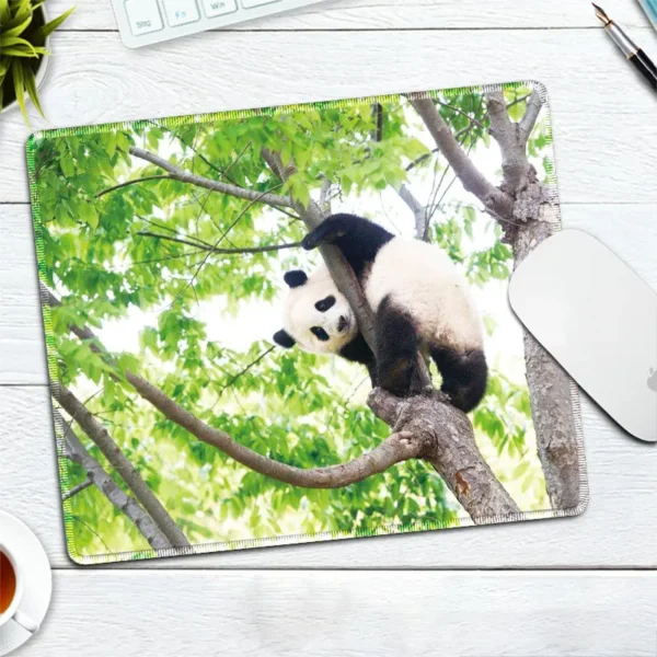 WPASMP000125 Cute Popular Panda Photo Mouse Pad Desk Mat