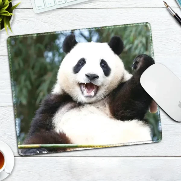 WPASMP000127 Cute Popular Panda Photo Mouse Pad Desk Mat