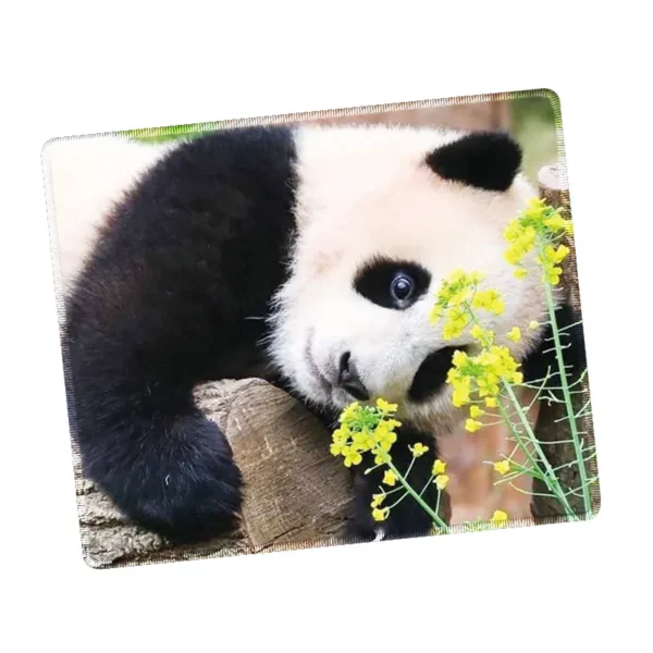 WPASMP000131 Cute Popular Panda Photo Mouse Pad Desk Mat