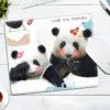 WPASMP000103 Cute Popular Panda Photo Mouse Pad Desk Mat