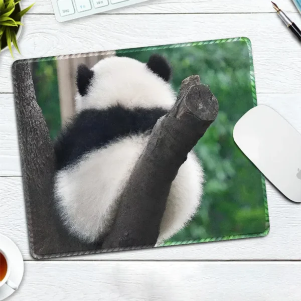 WPASMP000106 Cute Popular Panda Photo Mouse Pad Desk Mat