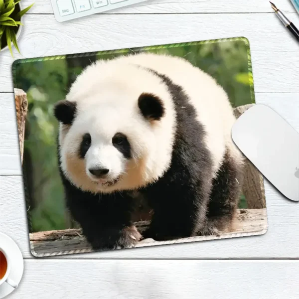 WPASMP000107 Cute Popular Panda Photo Mouse Pad Desk Mat