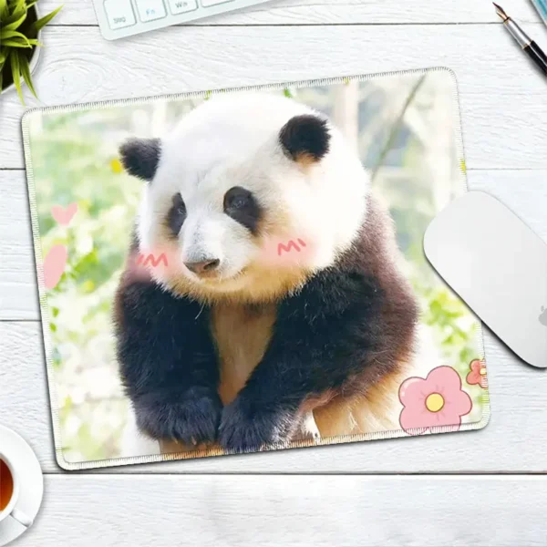 WPASMP000110 Cute Popular Panda Photo Mouse Pad Desk Mat