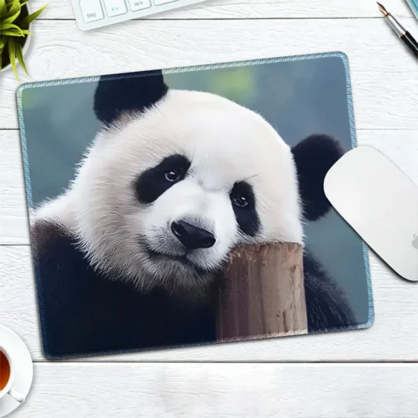 WPASMP000122 Cute Popular Panda Photo Mouse Pad Desk Mat