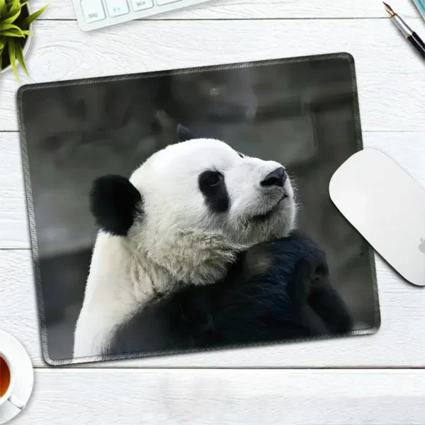 WPASMP000118 Cute Popular Panda Photo Mouse Pad Desk Mat