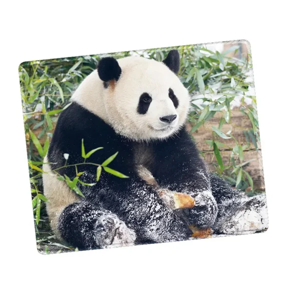 WPASMP000121 Cute Popular Panda Photo Mouse Pad Desk Mat