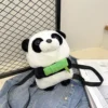 WPBGBP000057-02 Cute Realistic Plush Panda Backpack Cartoon Doll Toy Bag