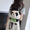 WPBGBP000057-03 Cute Realistic Plush Panda Backpack Cartoon Doll Toy Bag