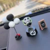 WPDTOM000035-0036-01 Cute Sleeping Panda Spring Bobblehead Car Dashboard Ornament