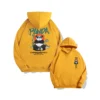 WPCTSS000334 Designer Trendy Panda Hoodie for Men Loose-Fit Sweatshirt Yellow