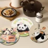 Dining Table Heat-Resistant Mat Cartoon Panda Placemat Coaster