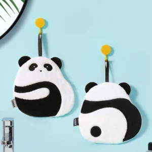 WPCTTW000164-0165-01 Double-Layer Hand Towel Cartoon Panda Absorbent Towel