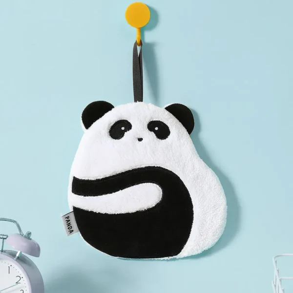 WPCTTW000165 Double-Layer Hand Towel Cartoon Panda Absorbent Towel