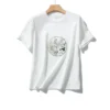 WPCTTS000621 Embroidered Panda Holding Bamboo Women's T-Shirt