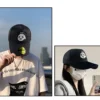 WPCTHASC0041-0043-02 Embroidered Panda Mesh-Panel Baseball Cap Hip-Hop Snapback