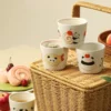Exquisite Hand-Painted Cartoon Panda Ceramic Tea Cup Gift