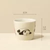 Exquisite Hand-Painted Cartoon Panda Ceramic Tea Cup