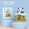WPDTBB000179 Exquisite Panda Shop Mini Building Blocks Educational Toy
