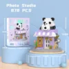 WPDTBB000180 Exquisite Panda Shop Mini Building Blocks Educational Toy