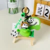 Fun Cartoon Panda Rotating Keychain Bag Pendant