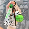 Fun Cartoon Panda Rotating Keychain Bag Pendant