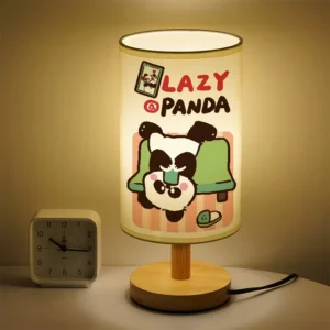 Fun Panda Night Light Bedside Lamp Unique Small Table Lamp