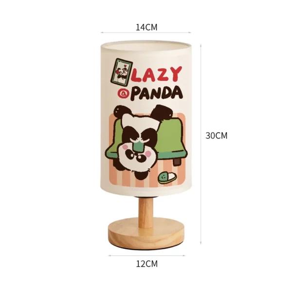 WPLSLM000347-03 Fun Panda Night Light Bedside Lamp Unique Small Table Lamp