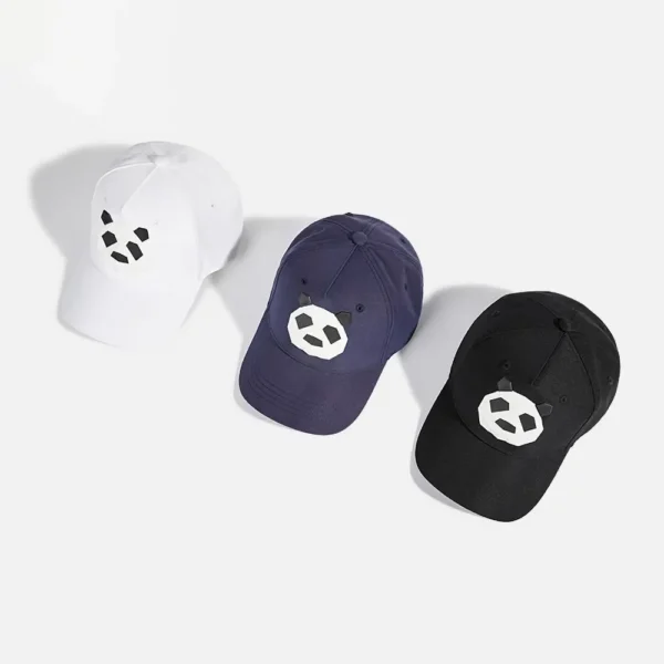 WPCTHASC0020-0022-03 Geometric Panda Baseball Cap Snapback Cap