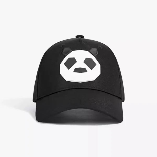 WPCTHASC0020 Geometric Panda Pattern Trendy Baseball Cap Snapback Cap Black
