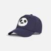 WPCTHASC0022 Geometric Panda Pattern Trendy Baseball Cap Snapback Cap Navy