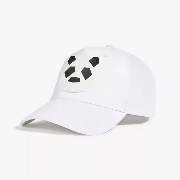 WPCTHASC0021 Geometric Panda Baseball Cap Snapback Cap White